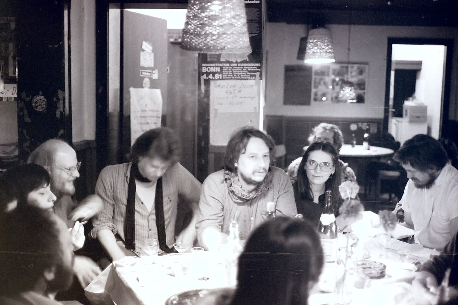 In der selbstverwalteten Kneipe, 1970er Jahre