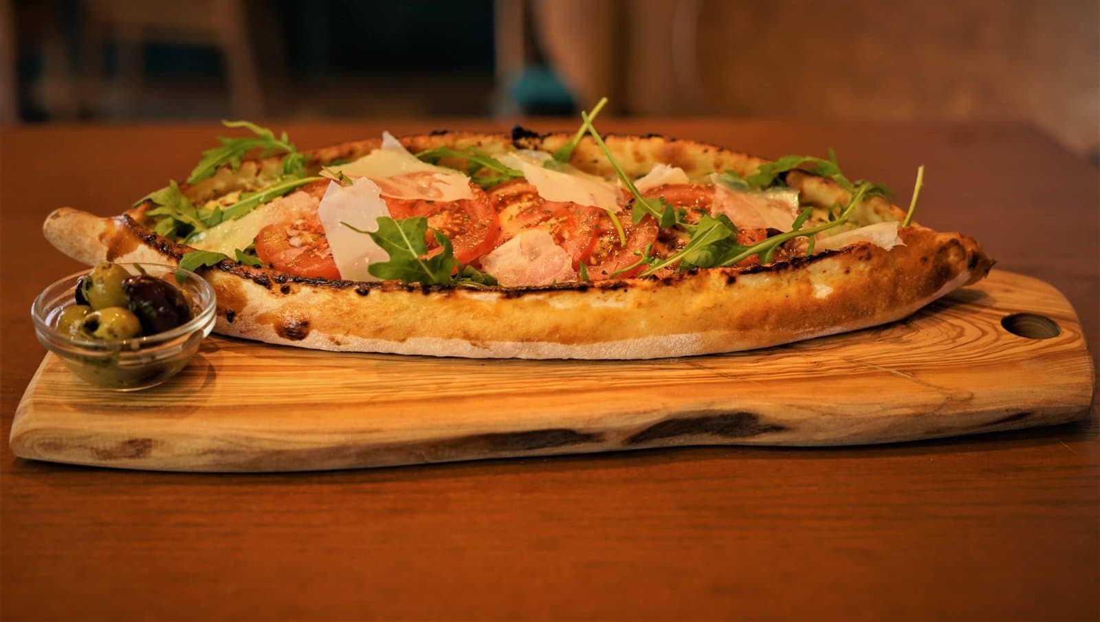 Runde Pide, frisch aus dem Ofen